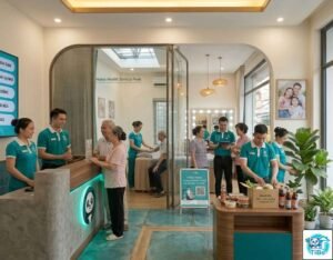 Đội ngũ nhân viên y tế tại TiBe