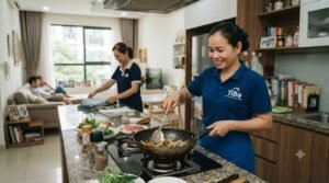 Giúp việc nhà ở lại Quận 9 chuyên nấu ăn và dọn dẹp sạch sẽ