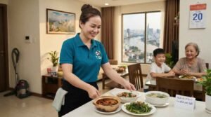 Khách hàng hài lòng với dịch vụ giúp việc nhà ở lại Quận 4 uy tín
