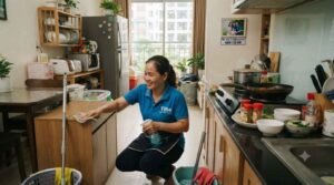 Dịch vụ giúp việc quận 8 dọn phòng ngủ và ban công