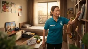 Giúp việc nhà ở lại tại TPHCM kết hợp trông trẻ, chăm em bé