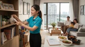 Giúp việc nhà ở lại giặt ủi quần áo Quận 2