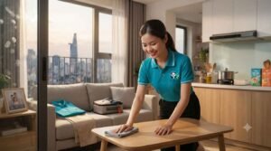Giúp việc nhà ở lại tại TPHCM kết hợp chăm sóc người lớn tuổi