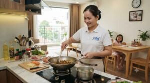 Giúp việc nhà ở lại tại Quận 10 hỗ trợ chu toàn cho gia đình đông người