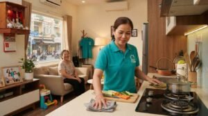 Tìm người giúp việc nấu ăn gia đình ở lại Quận 5