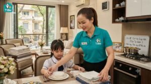 Người giúp việc nhà ở lại quận 3 làm việc nhà sạch sẽ, nấu ăn ngon