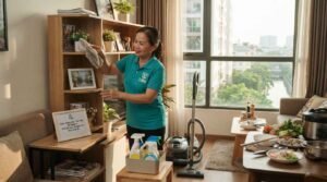 Giúp việc nhà ăn ở lại Quận 4 tổng vệ sinh nhà bếp sáng bóng