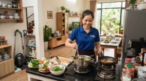 Khách hàng hài lòng với dịch vụ giúp việc nhà ở lại tại Buôn Ma Thuột