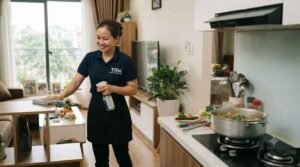 Giúp việc nhà ở lại Đồng Nai giặt ủi và gấp quần áo ngăn nắp