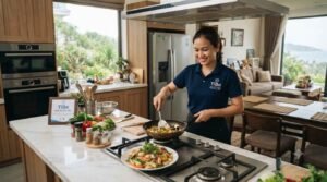 Giúp việc nhà ở lại tại Vũng Tàu giặt ủi và gấp quần áo ngăn nắp