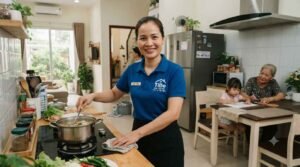 Nhân viên giúp việc ăn ở lại Hóc Môn phụ giúp việc nhà sạch sẽ, ngăn nắp