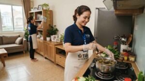 Giúp việc nhà theo giờ và ở lại Rạch Giá linh hoạt