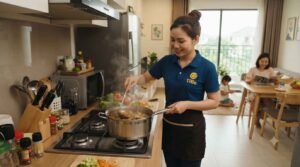 Giúp việc nhà ở lại tận tâm với công việc nội trợ tại Phú Mỹ