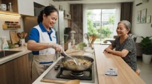 Giúp việc nhà ở lại Biên Hòa chăm sóc người già và trẻ em