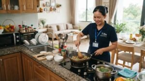 Giúp việc nhà ở lại Bình Thuận dọn biệt thự nhà phố cao cấp