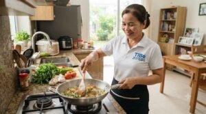 Giúp việc nhà trông trẻ ở lại Bến Cát