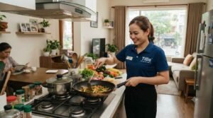 Khách hàng ký hợp đồng dịch vụ giúp việc nhà ở lại tại Phú Nhuận