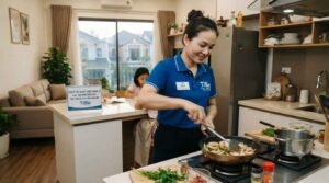Giúp việc nhà ở lại tại Phú Nhuận thay ga giường và dọn phòng ngủ