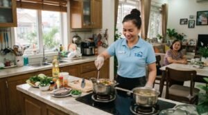 Tác phong chuyên nghiệp của nhân viên giúp việc nhà ở lại Tân Phú