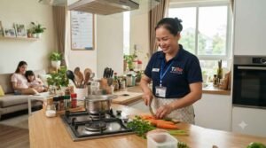 Giúp việc nhà ở lại tại Thuận An hỗ trợ chăm sóc em bé sơ sinh tận tình