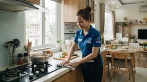 Thuê giúp việc nhà ở lại Tân Bình giặt ủi và là quần áo