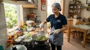 Giúp việc nhà ở lại Long An chăm sóc người già chu đáo