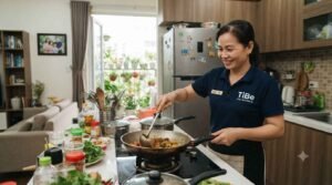 Dịch vụ giúp việc nhà ở lại Tân Bình chăm sóc em bé tận tâm