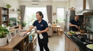 Giúp việc nhà ăn ở lại Tân Uyên nấu ăn ngon và chuẩn bị bữa cơm gia đình