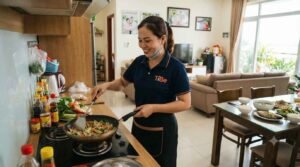 Người giúp việc nhà ở lại nấu ăn ngon tại Khánh Hòa