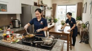 Giúp việc nhà ở lại Tân Uyên làm sạch và dọn dẹp không gian sống