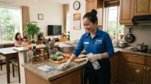 Giúp việc nhà ăn ở lại Bến Cát tận tâm
